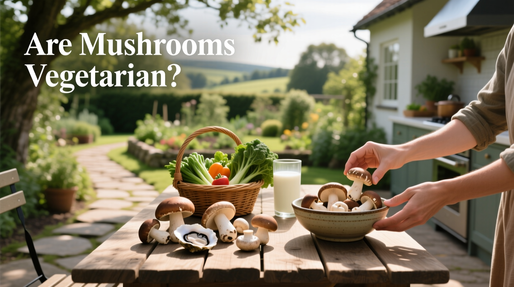 are mushrooms vegetarian clarified