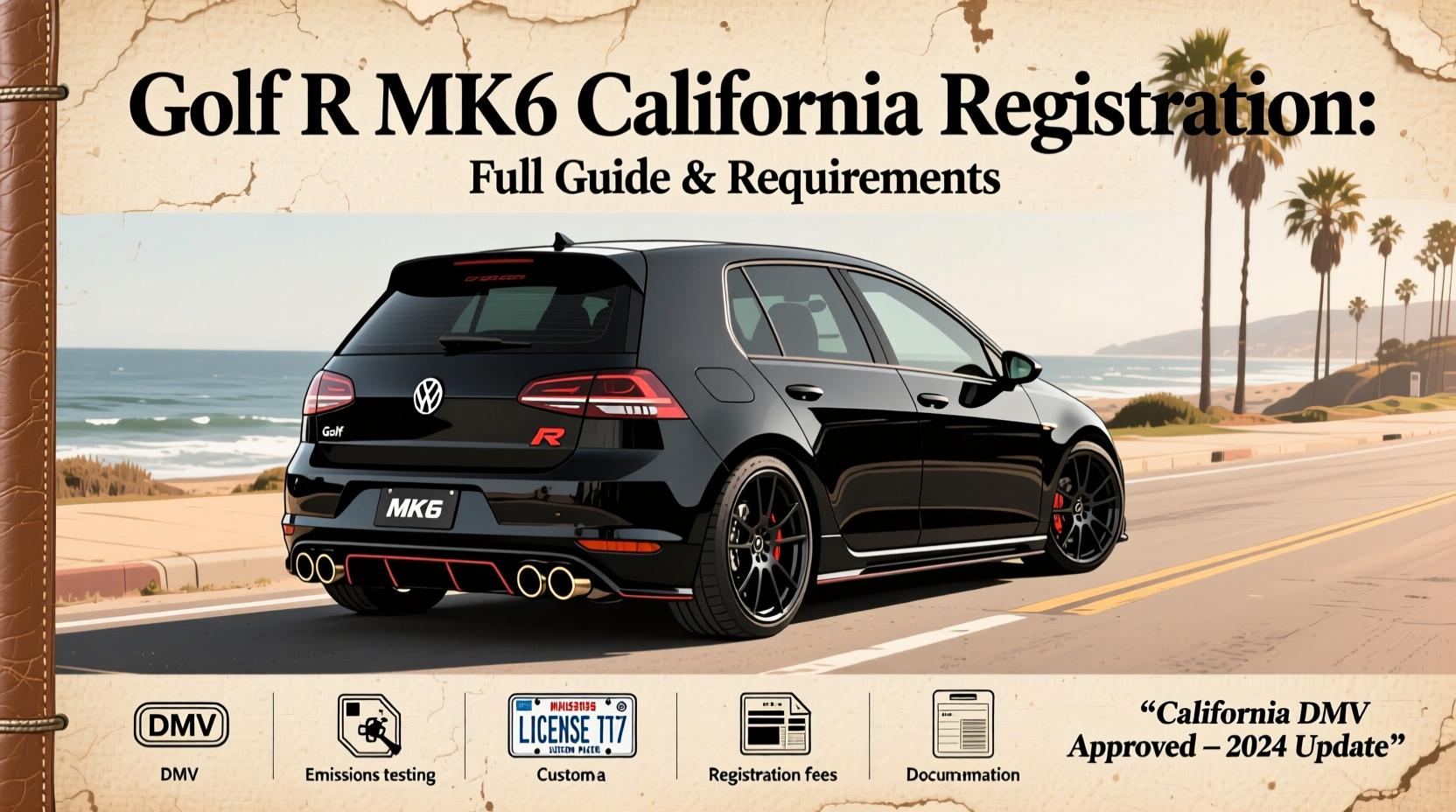 golf r mk6 california registration