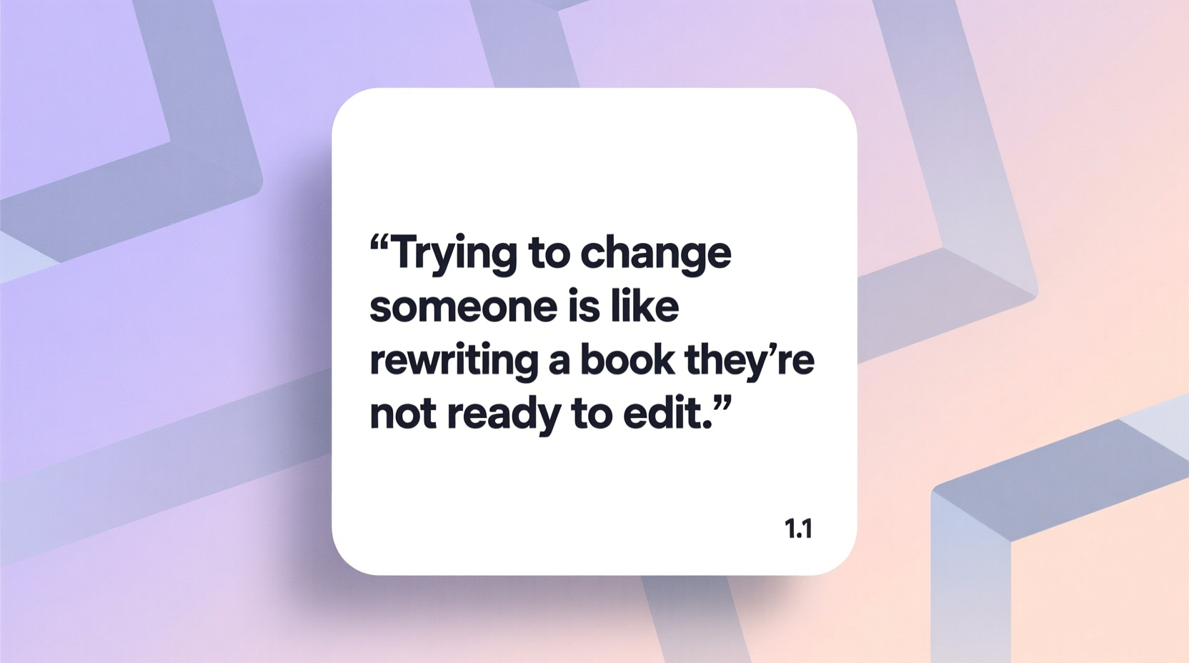 quotes about changing someone