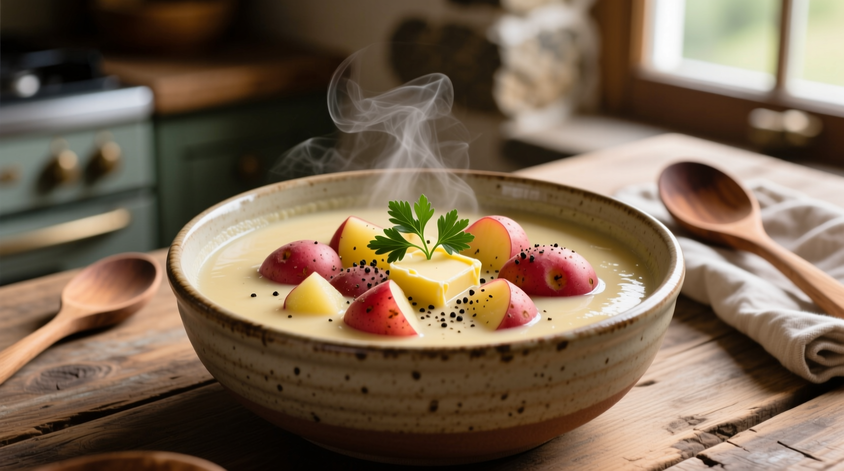 potato soup with red potatoes