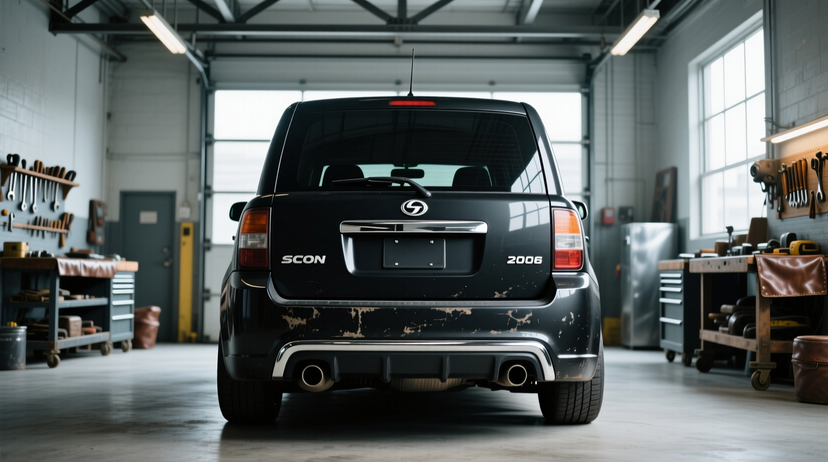 2006 scion xb rear bumper guide