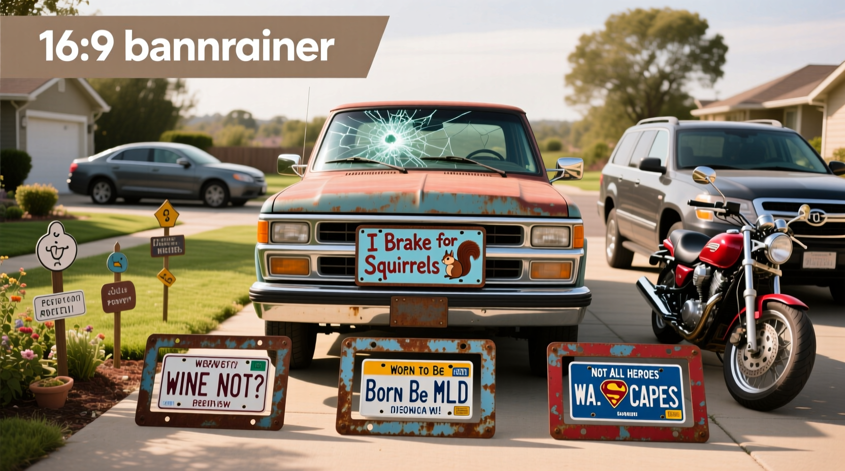 How to Choose Funny License Plate Frames for Cars