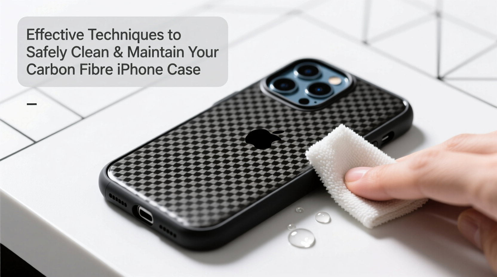 effective techniques to safely clean and maintain your carbon fiber iphone case
