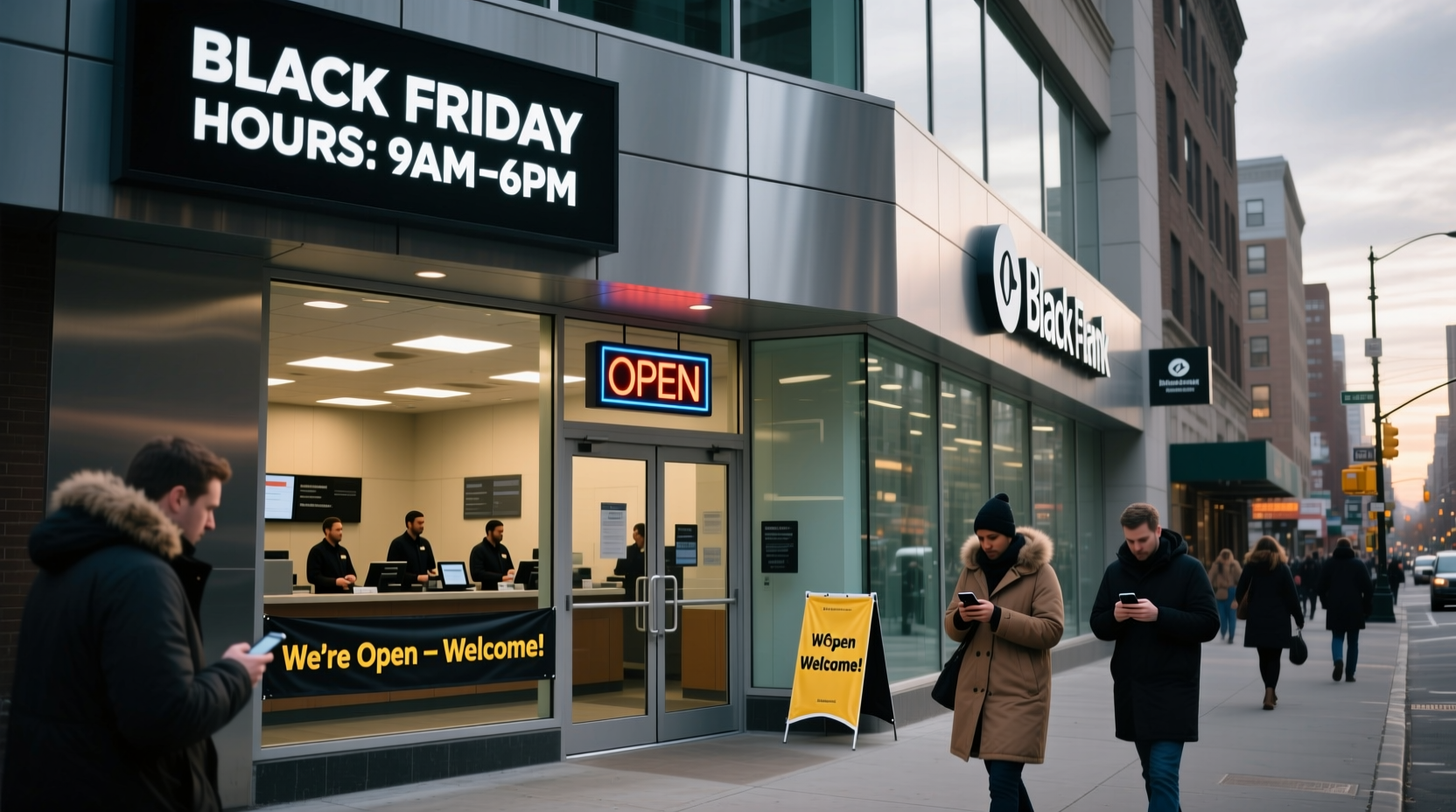 is banks open on black friday