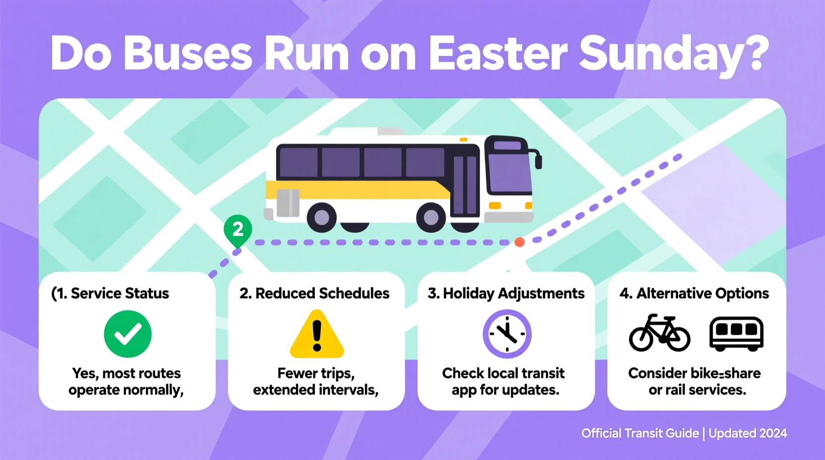 do buses run easter sunday