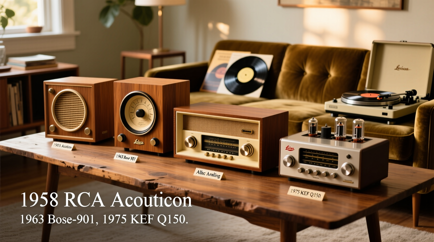 vintage retro speaker