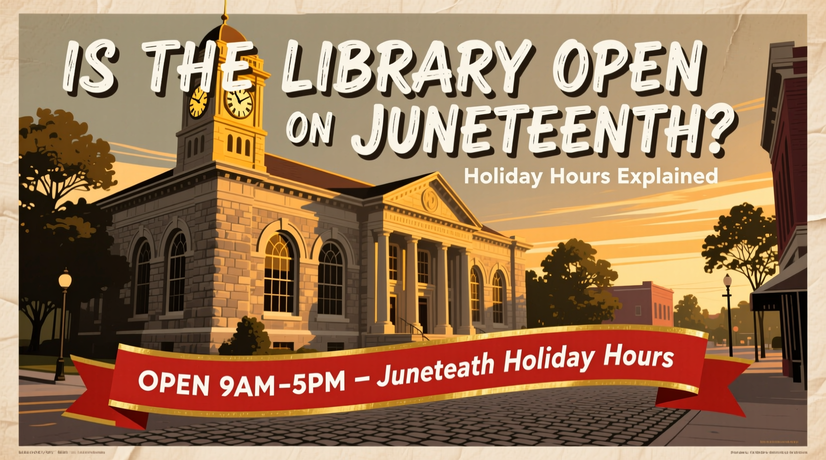 is the library open on juneteenth