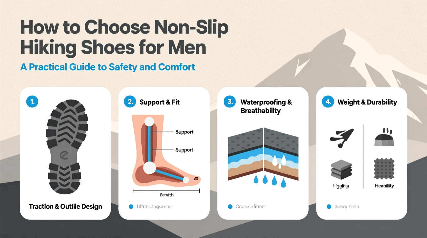 how to choose non slip hiking shoes for men a practical guide to safety and comfort