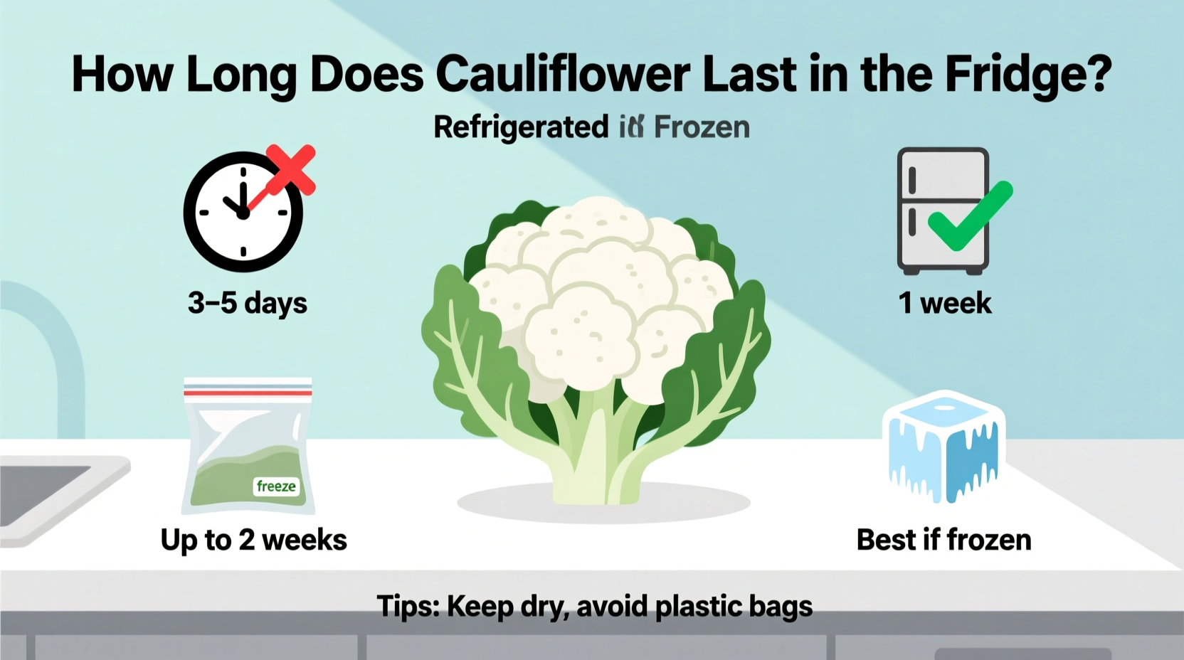 How Long Does Cauliflower Last in Fridge: 14-Day Guide