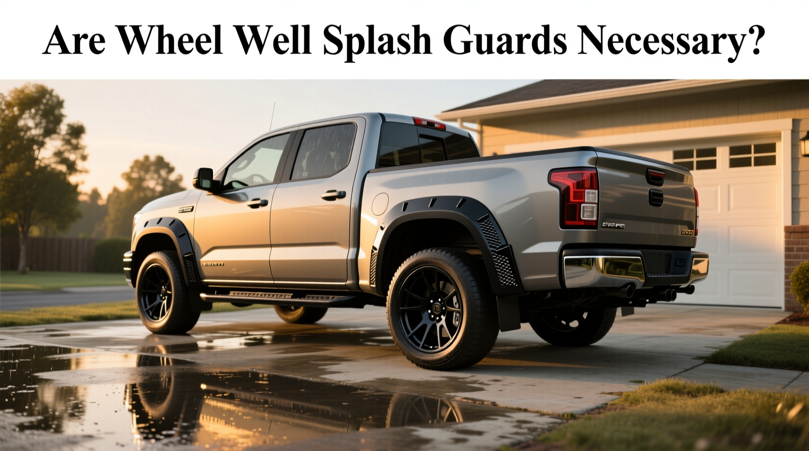 Pickup Truck Wheel Well Covers Guide