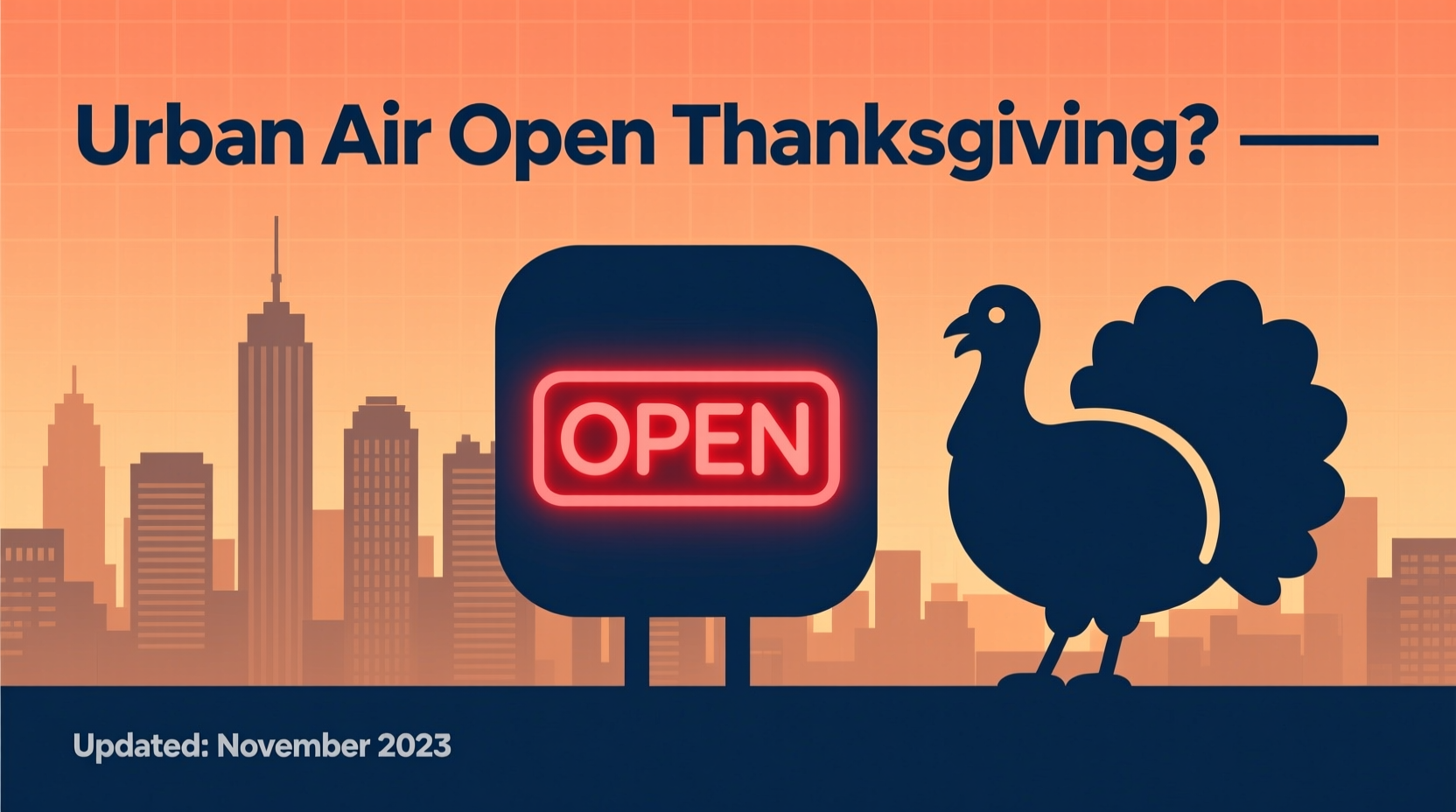 is urban air open on thanksgiving