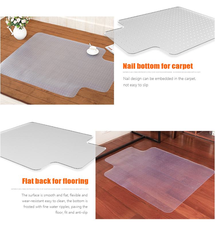 Office home floor protection EVA PVC chair mat roller chair mats(图5)