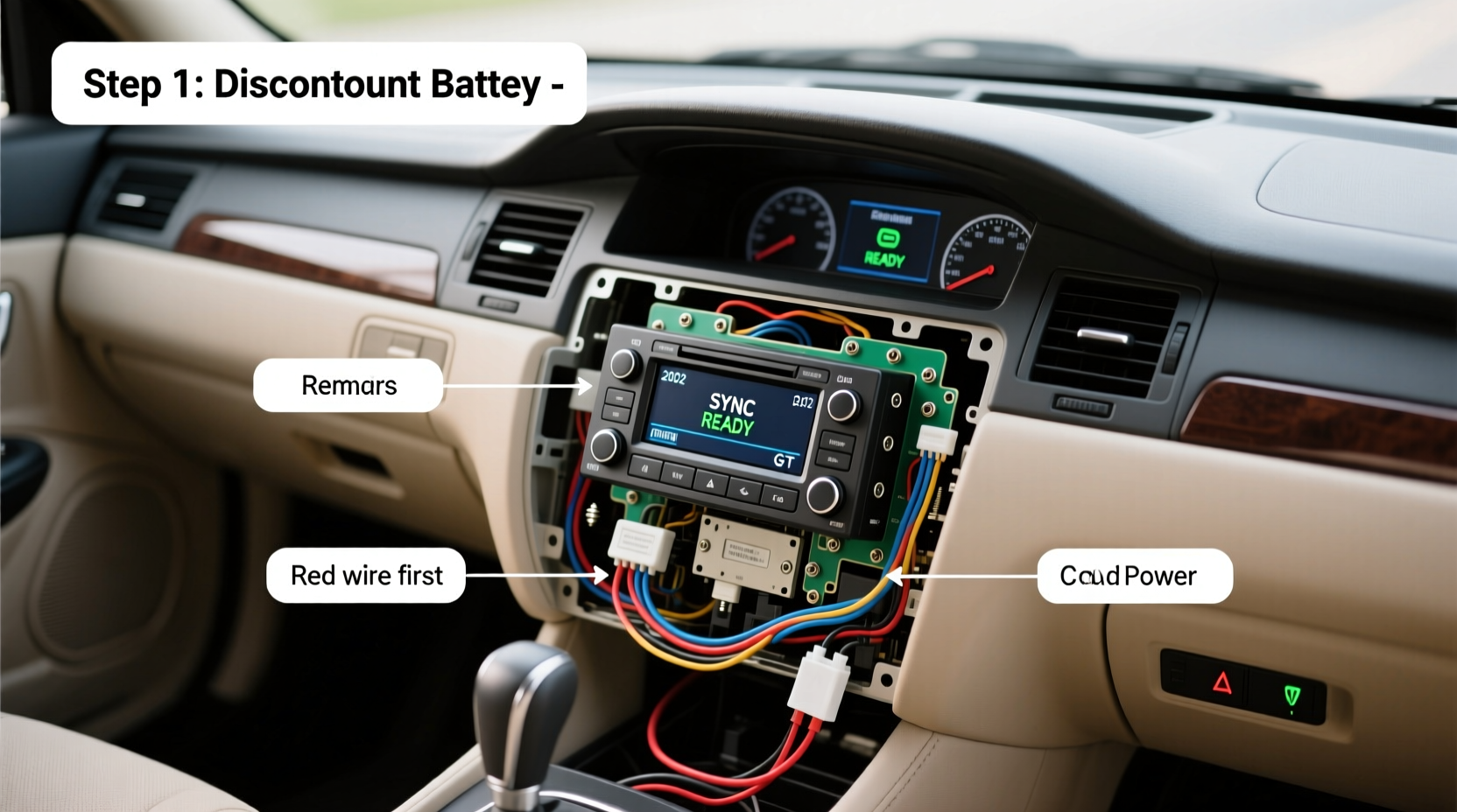 2002 mustang gt head unit install