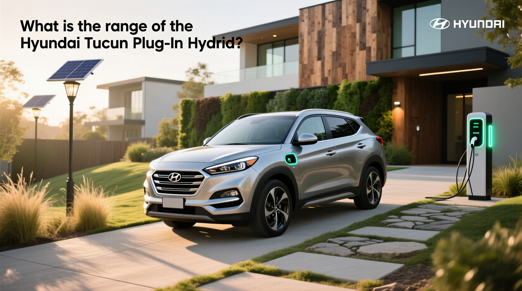 Hyundai Tucson Plug-In Hybrid charging at home