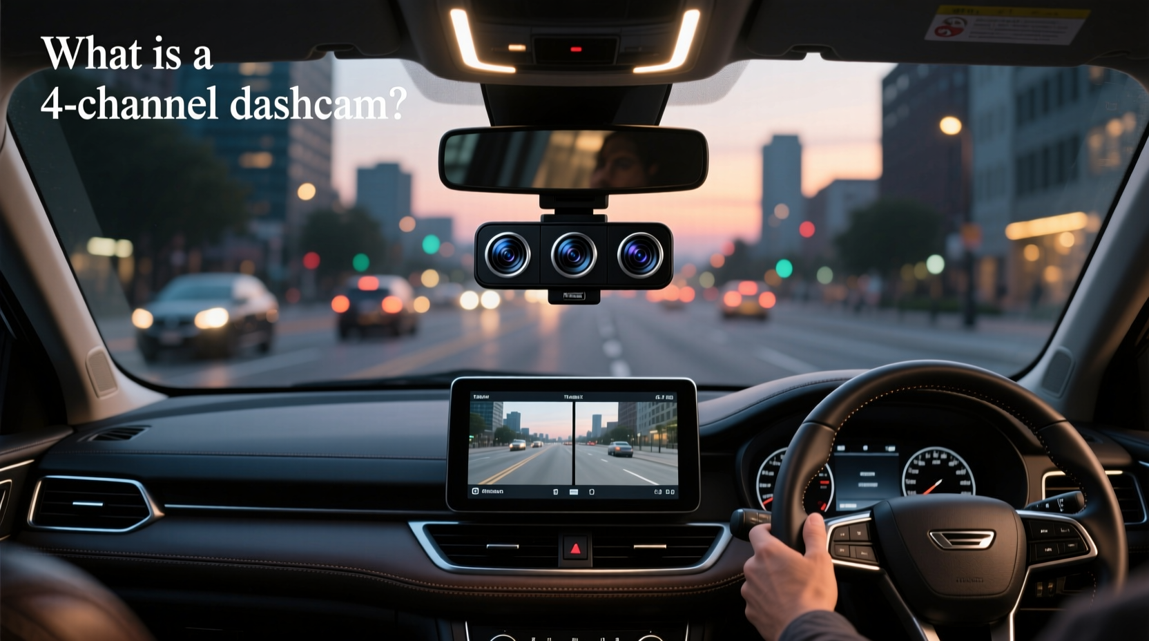 How to Choose 4 Way Car Camera, What Is a 4 Channel Dashcam?