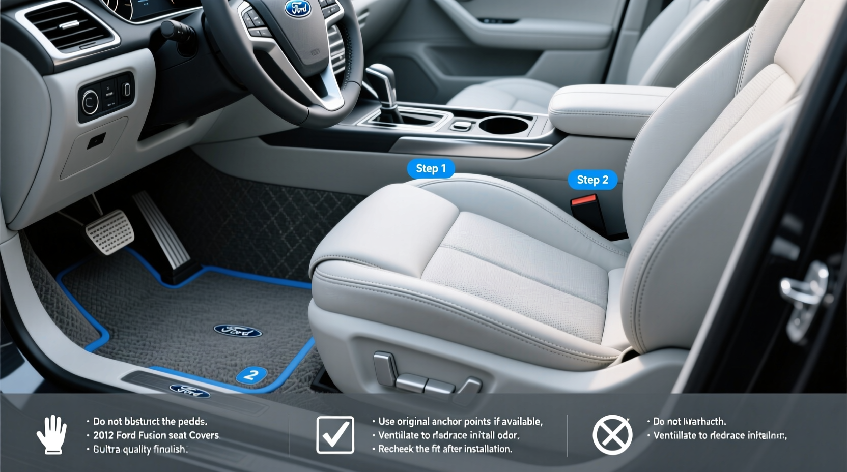 2012 ford fusion seat covers