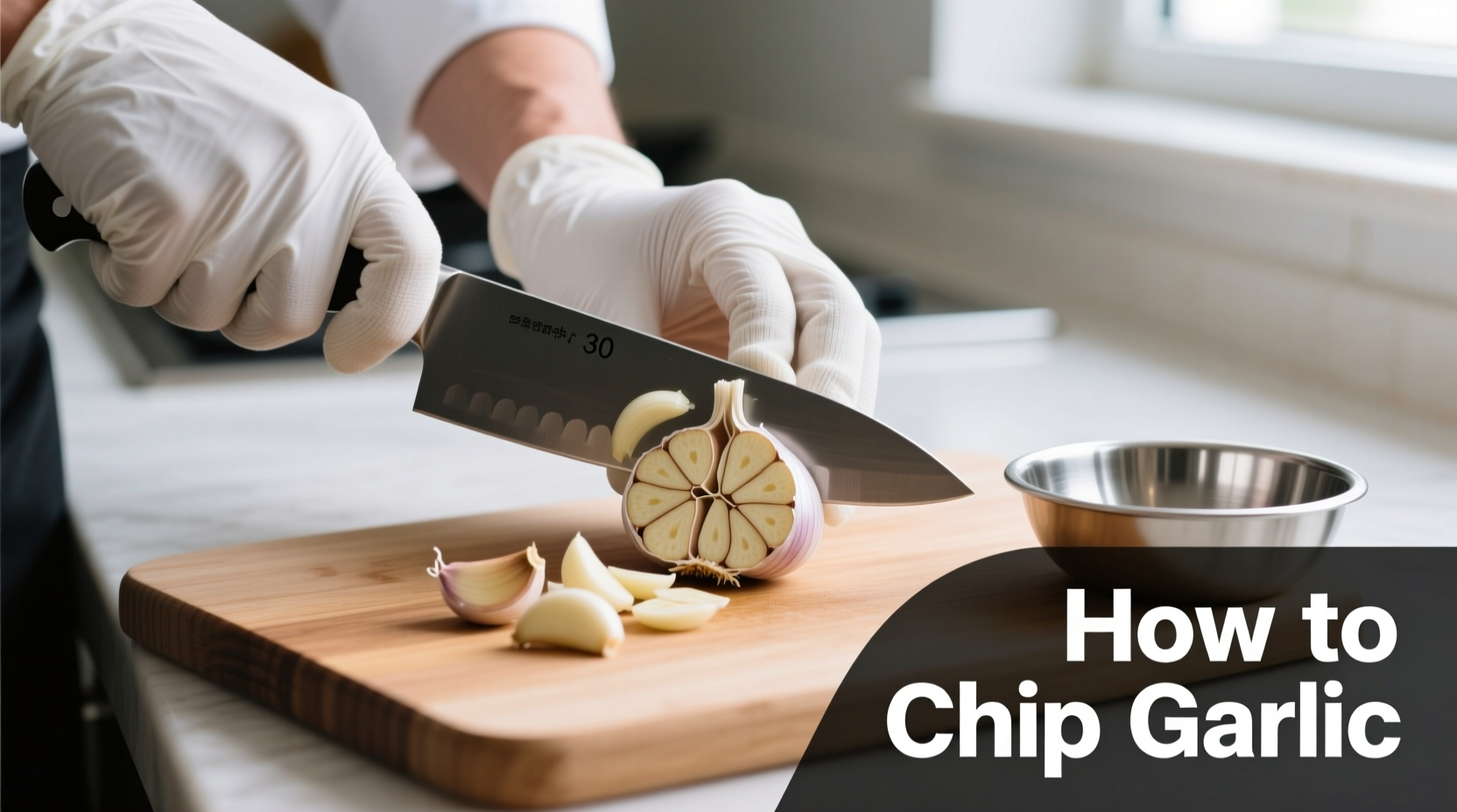 how do you chop garlic