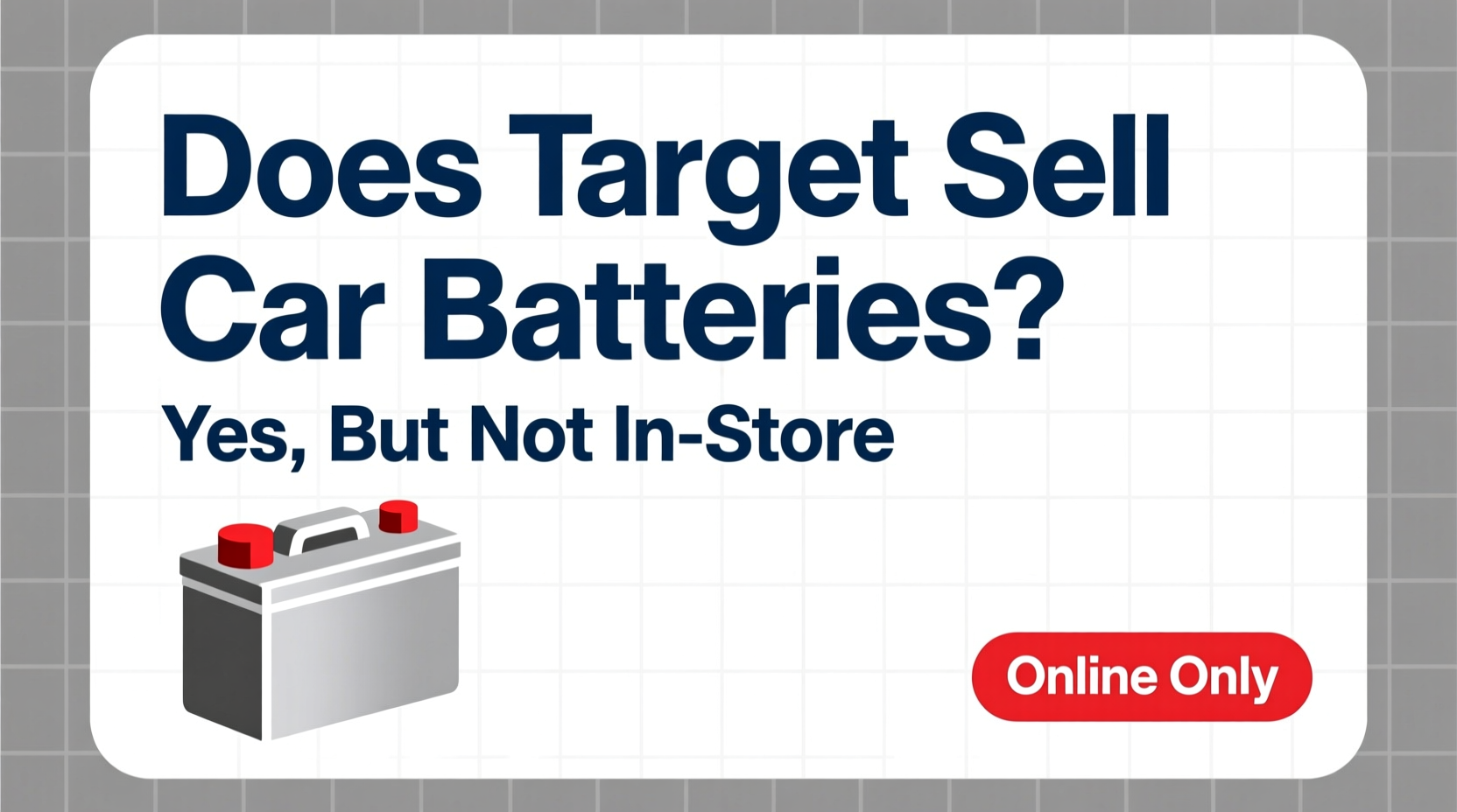 does target sell car batteries