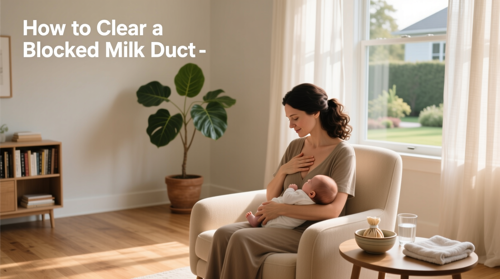 how to clear a blocked milk duct