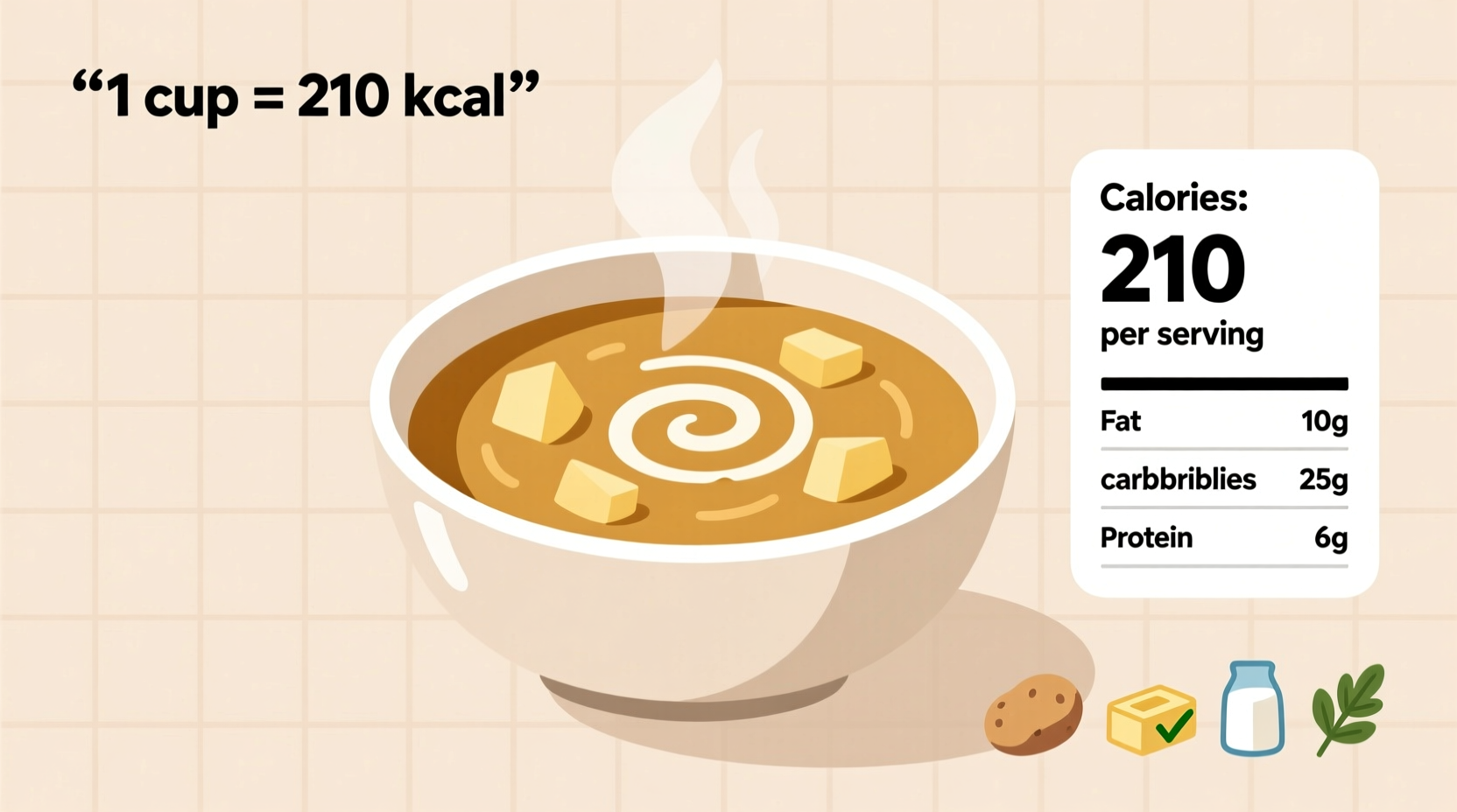 Potato Soup Calories: Exact Counts & Smart Modifications