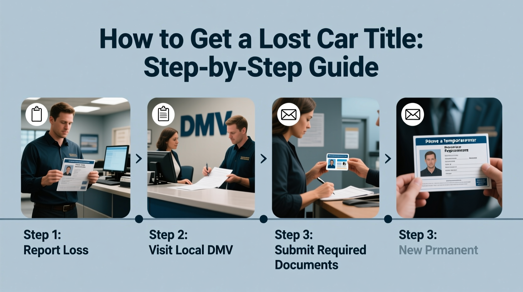 how can i get a lost car title