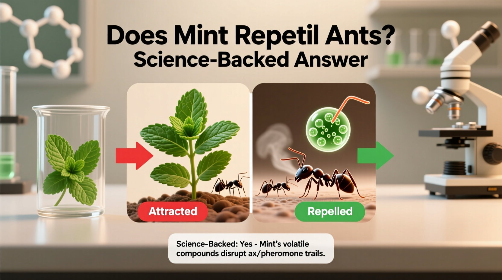 does mint repel ants