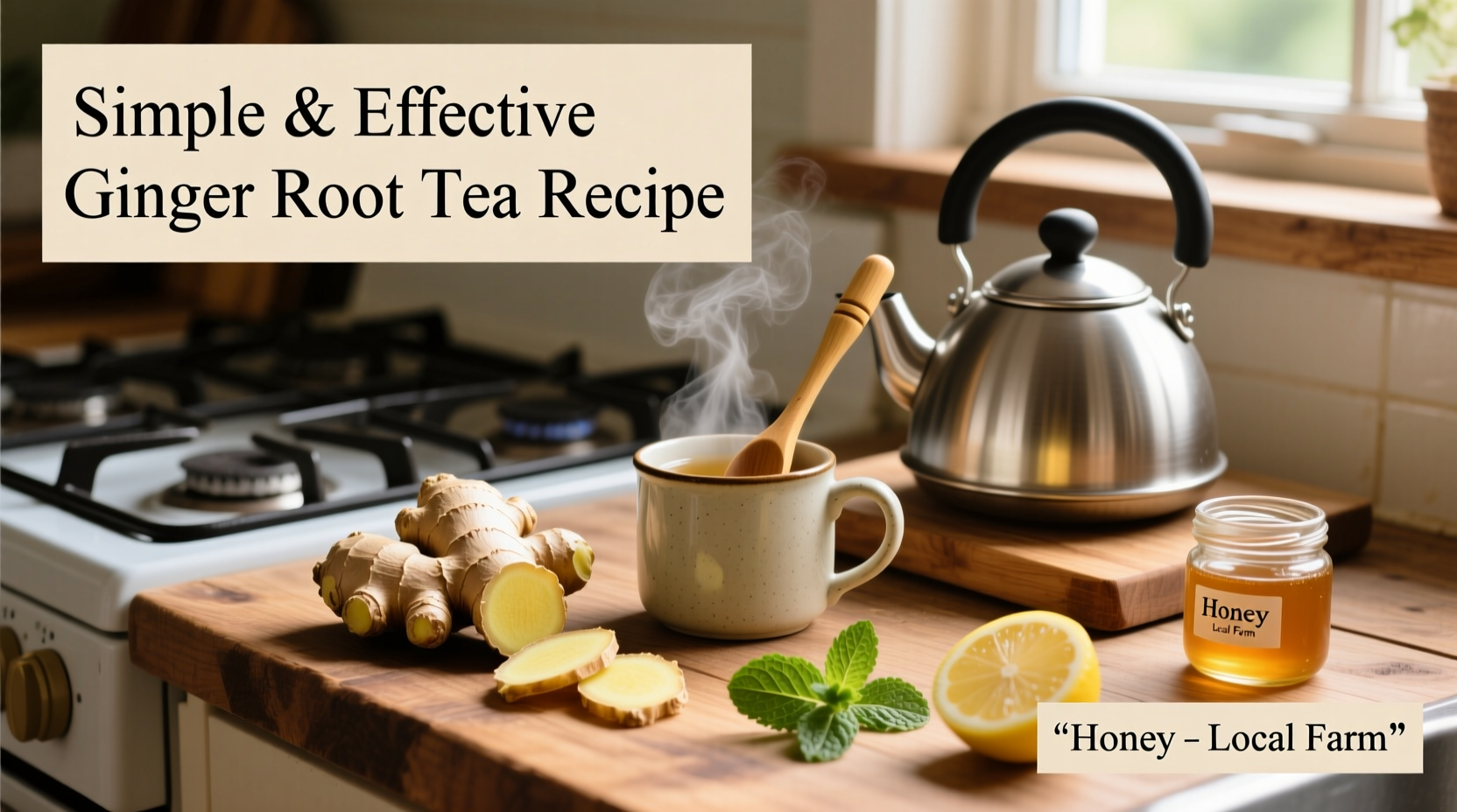 simple and effective ways to make ginger root tea at home