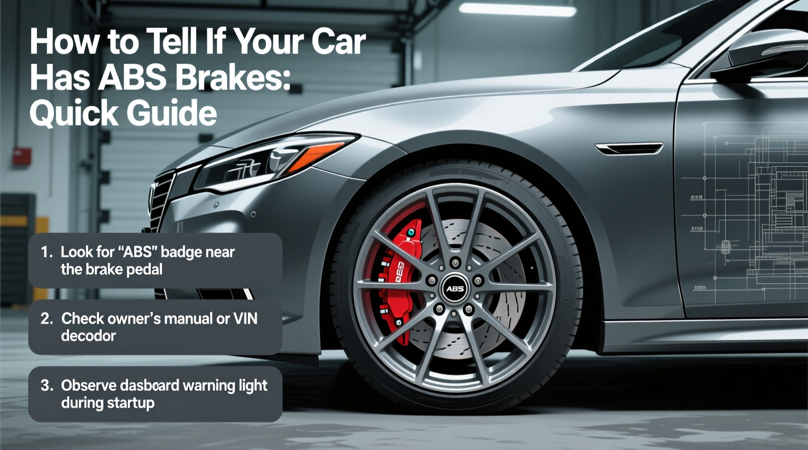 how can i tell if my car has abs brakes
