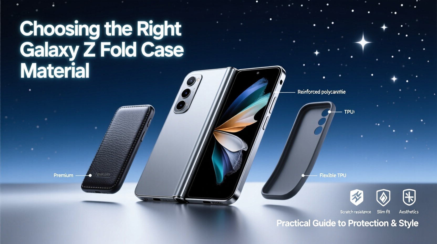 choosing the right galaxy z fold case material a practical guide to protection and style