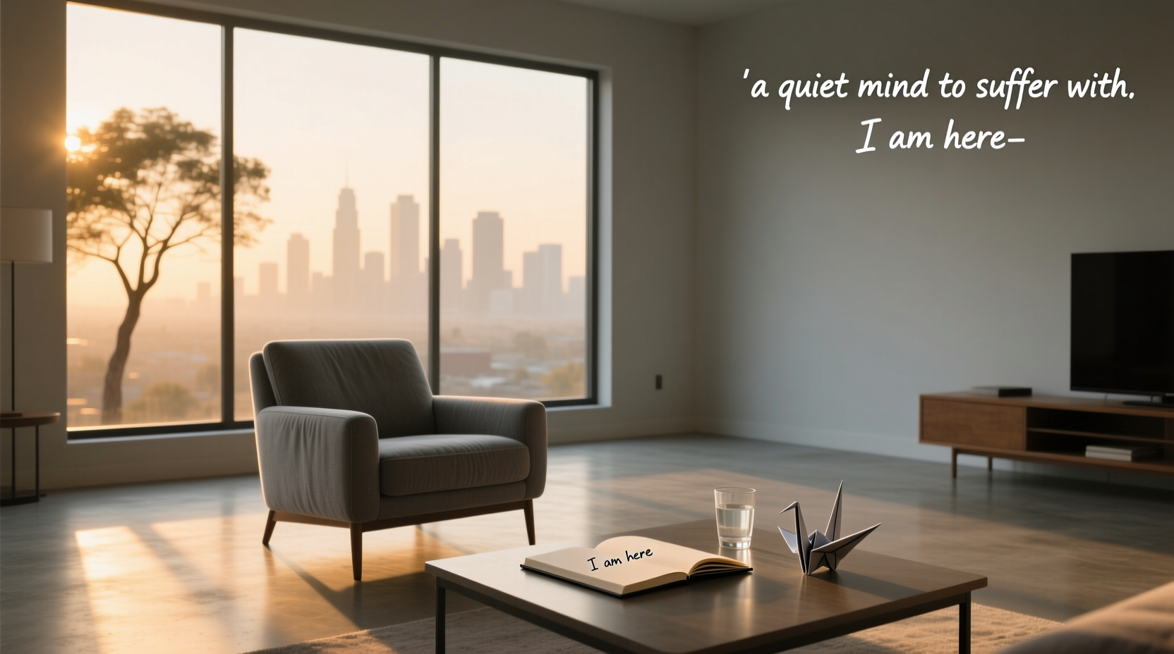 a quiet mind to suffer with