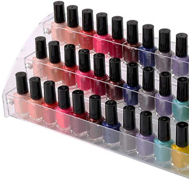 Acrylic Nail Polish Display Rack Wall-Mounted for Convenient
