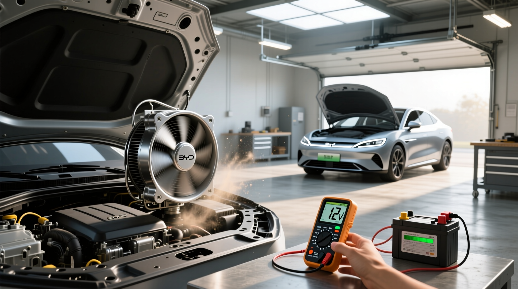 cooling fan for byd,Will a 12V fan drain my car battery? buying guide