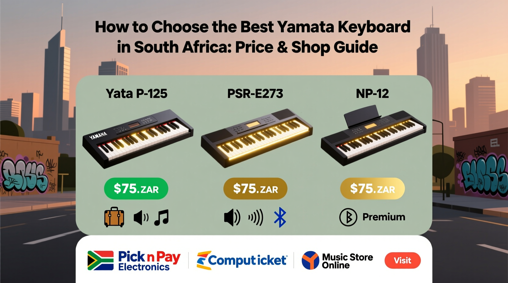 south africa shops yamaha keyboard and price n1