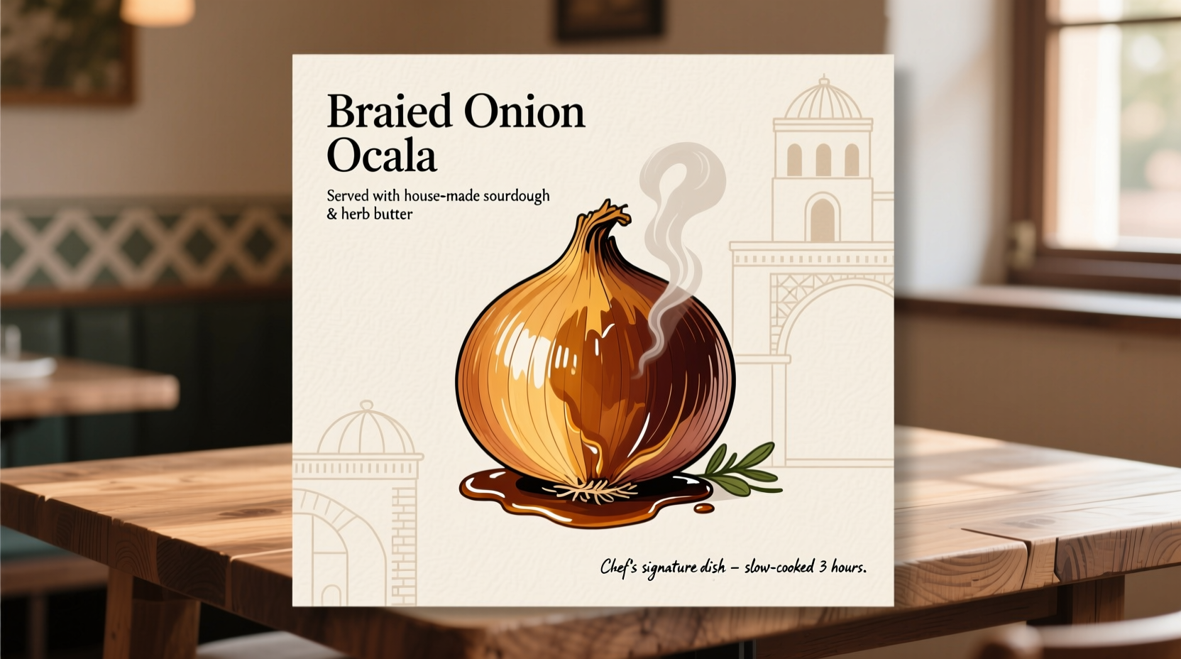 braised onion ocala menu