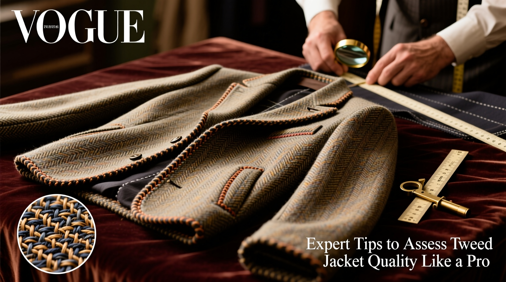 expert tips to assess tweed jacket quality like a pro