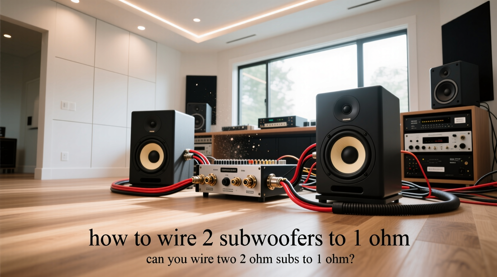 How to Wire 2 Subwoofers to 1 Ohm – A Practical Guide