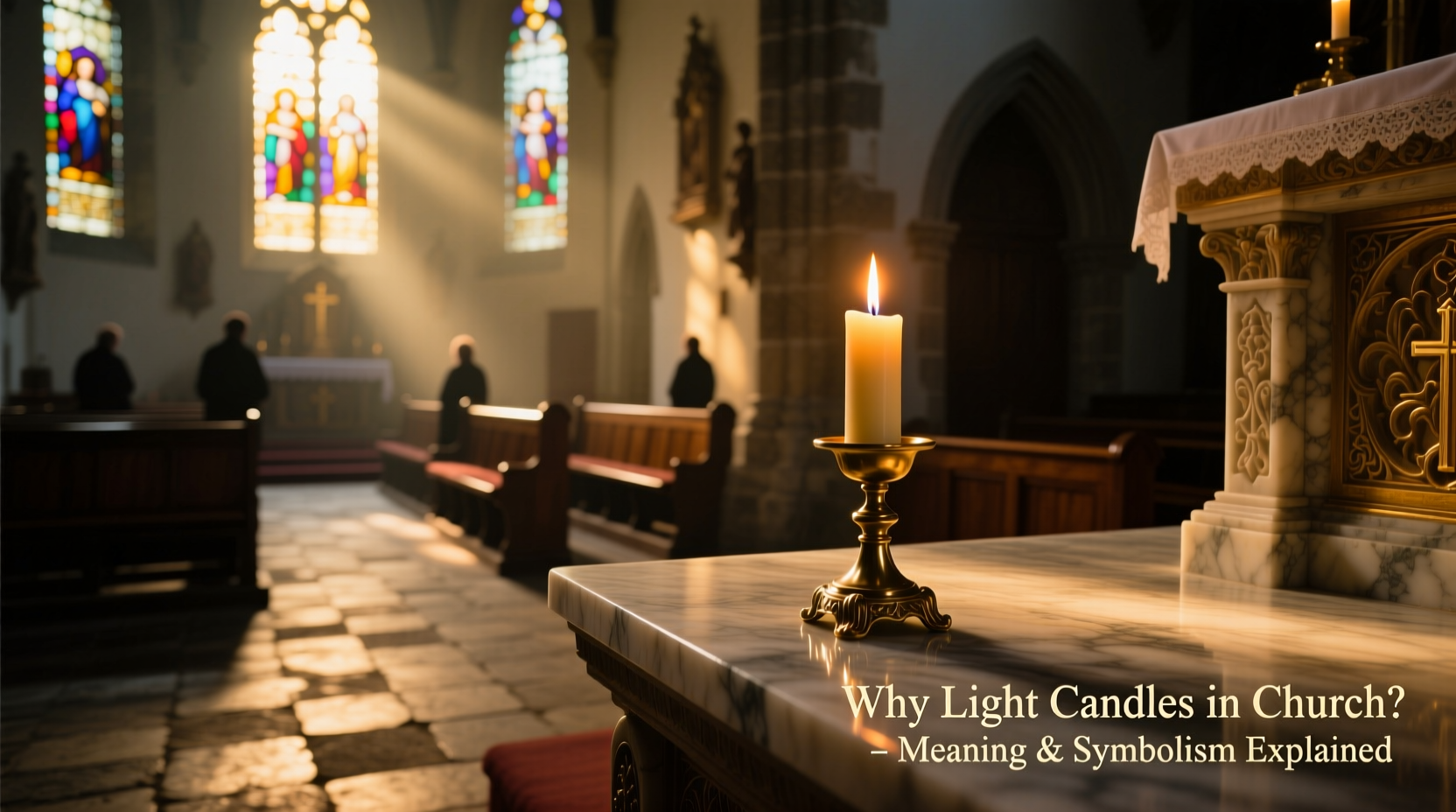why light candles in church meaning symbolism explained
