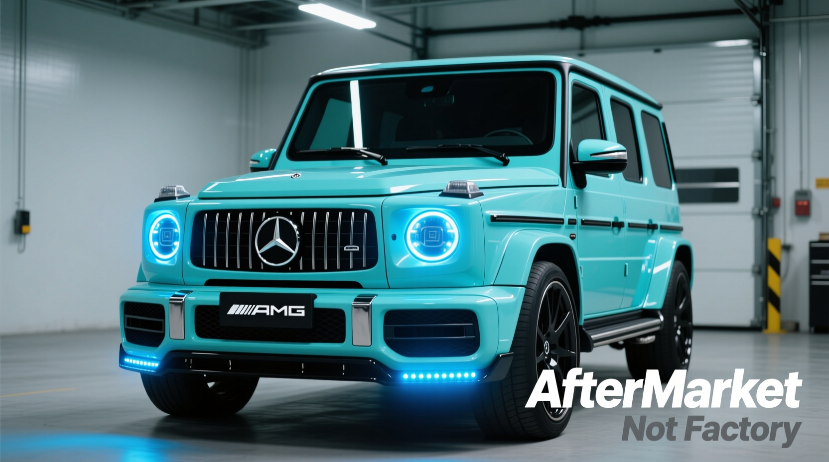 tiffany blue g63 warning lights