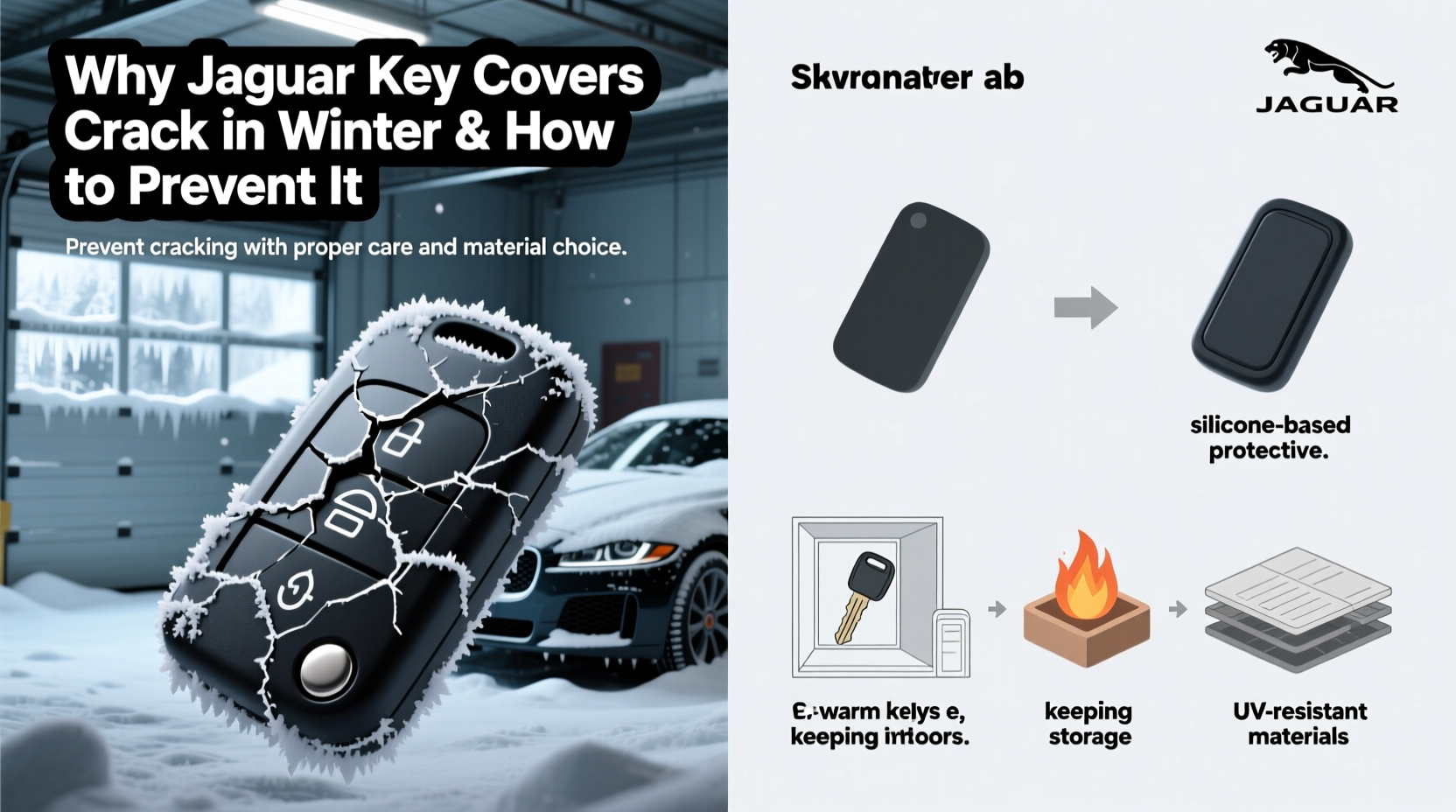 Why Jaguar Key Covers Crack in Winter & How to Prevent It