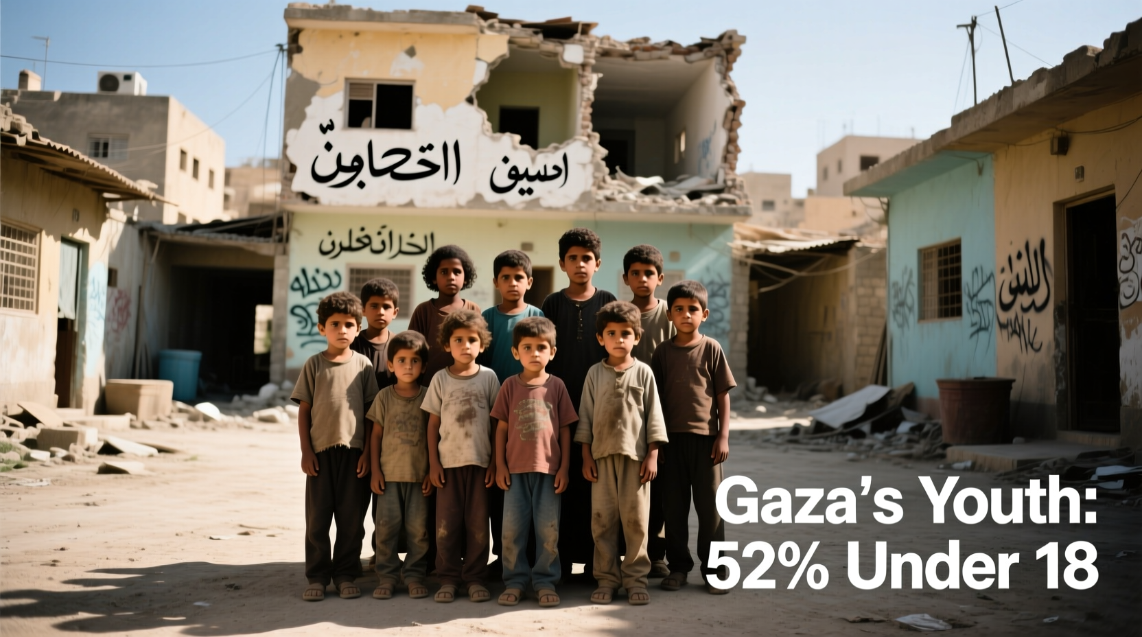 why so many children in gaza understanding the demographics