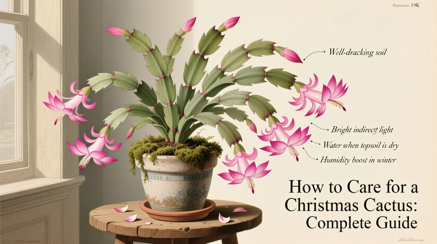 How to Care for a Christmas Cactus: Complete Guide