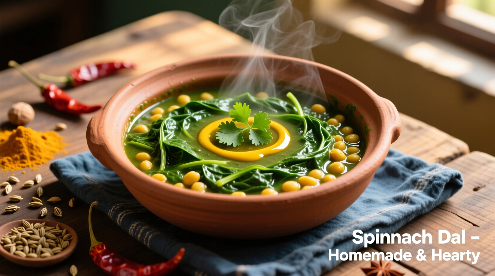spinach dal