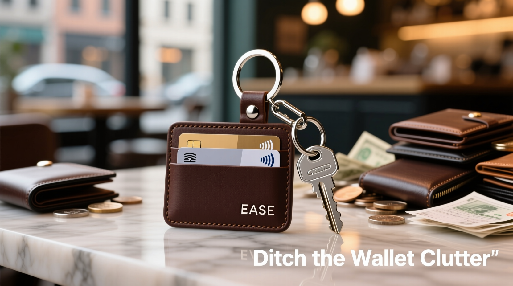 card holder keychain vs regular keychain ditch the wallet clutter