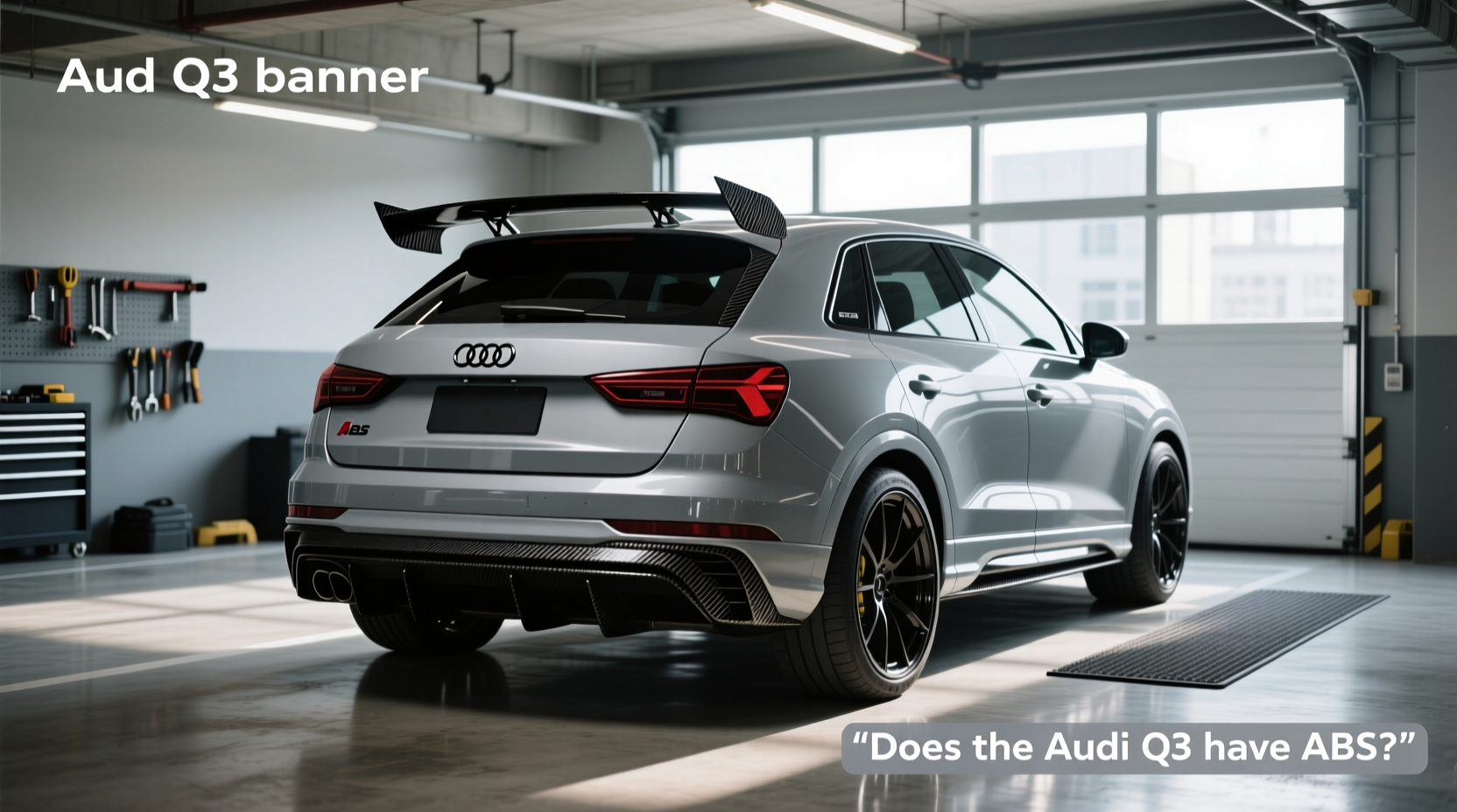 How to Choose Car ABS Spoiler Lip for Audi Q3 Rear Spoiler Wing