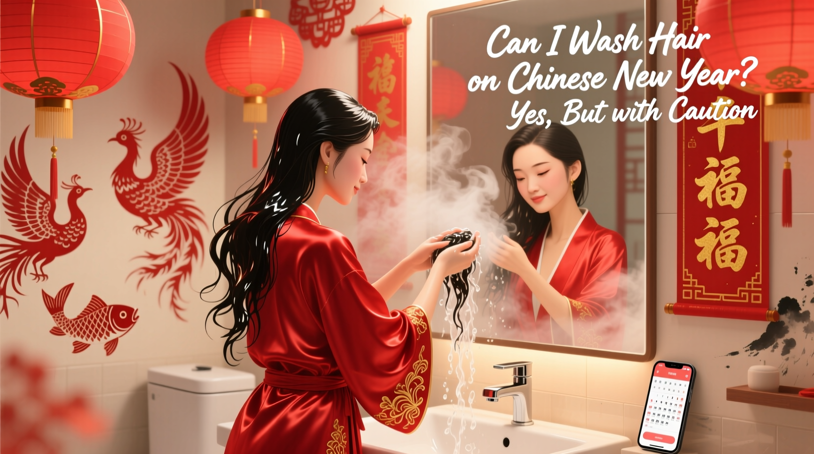 can i wash hair on chinese new year