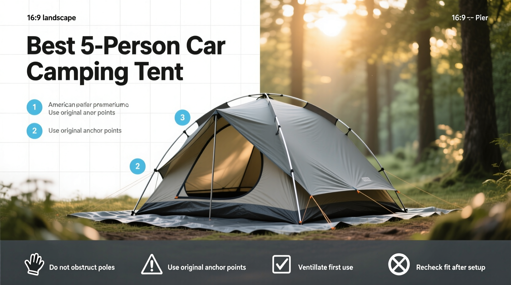 Best 5 Person Car Camping Tent Buying Guide: How to Choose
