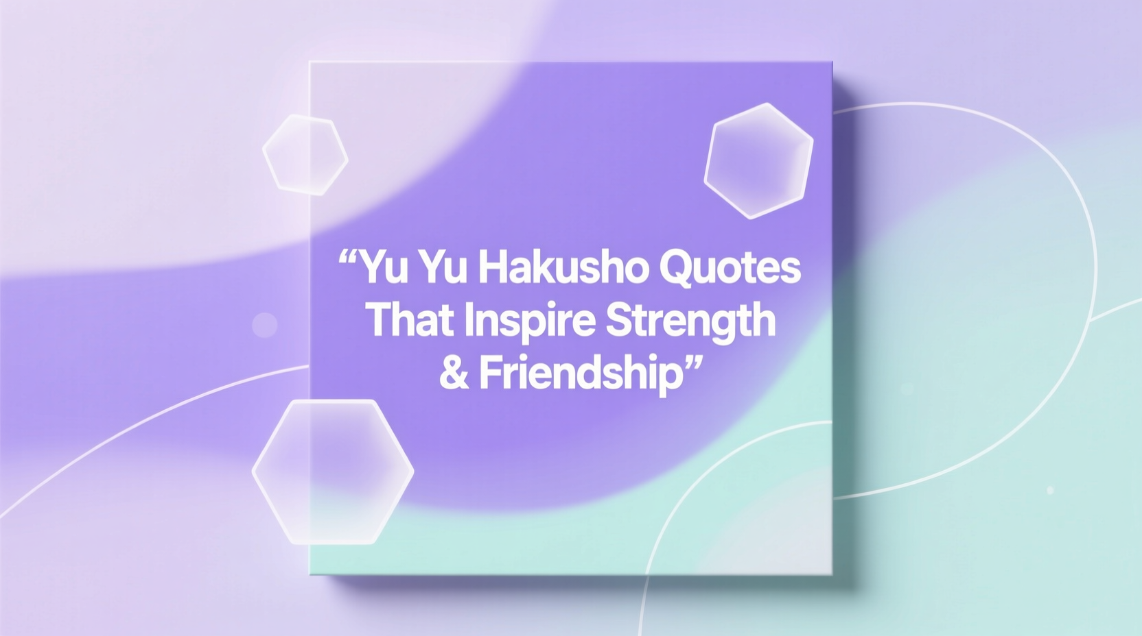 yu yu hakusho quotes