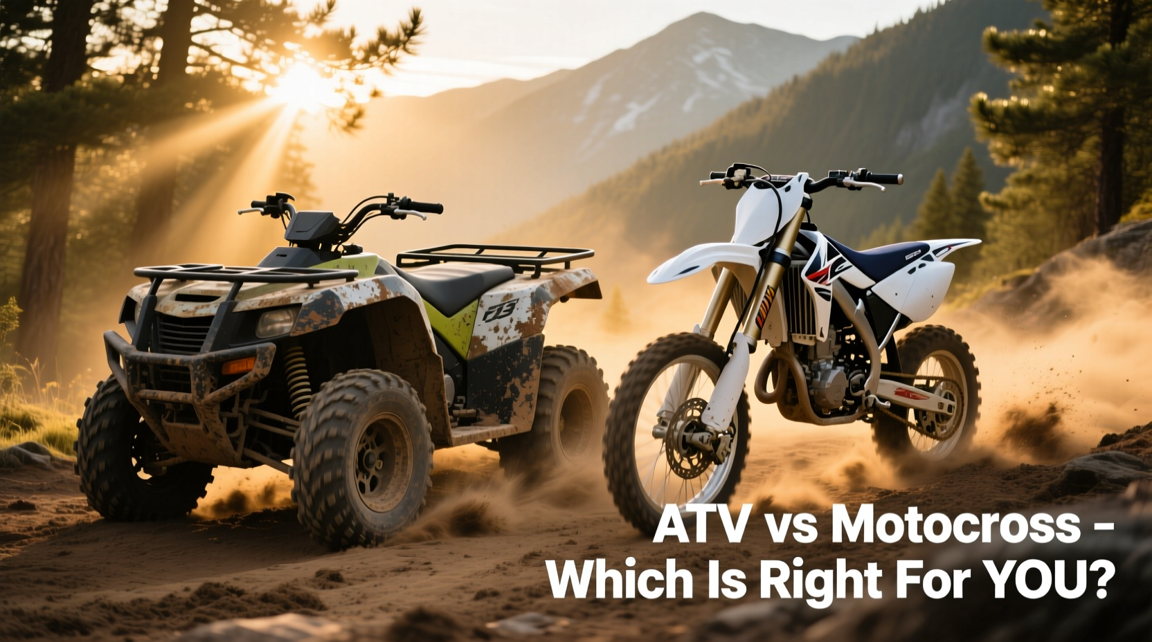 atv vs motocross if i only get one which off road vehicle is actually better for me