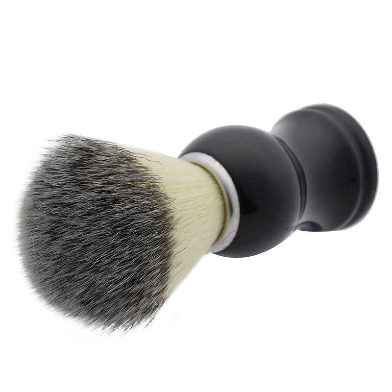 1PCS Men's Shaving Brush Portable Mini Boar Bristle Beard Brush Mustache Beard
