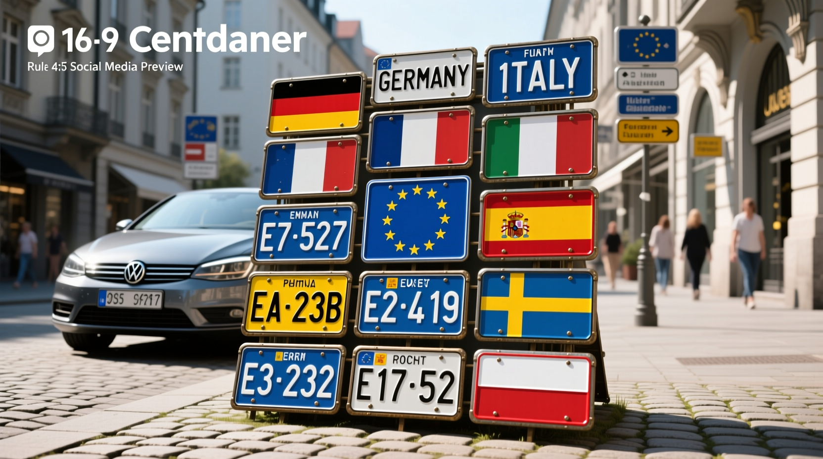 How to Choose European License Plate, Do All EU Countries Have the Same License Plate?